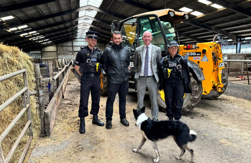 Andrew on patrol with the Rural Taskforce