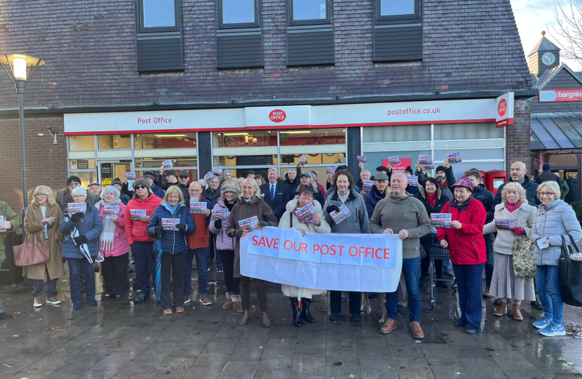 Campaignig to save Poulton's Post Office